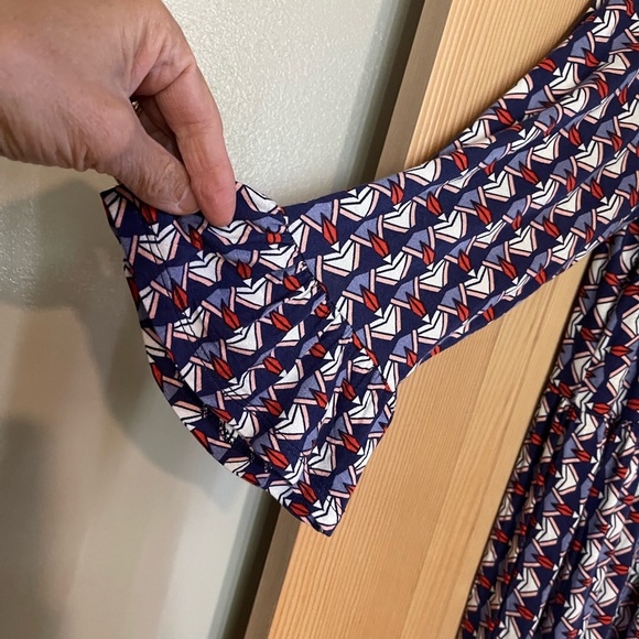 Bobeau fit and flare patterned dress - Picture 3 of 4